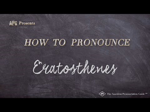 How to Pronounce Eratosthenes (Real Life Examples!)