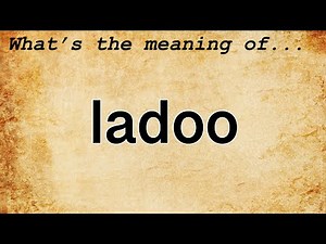 Ladoo Meaning : Definition of Ladoo