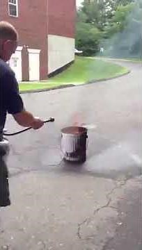 K Class Fire Extinguisher Demo