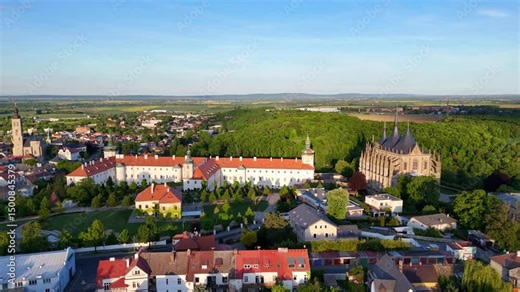 Kutná Hora and St. Barbara’s Church, seen in Kingdom Come: Deliverance II. Kutná Hora, Czech Republic