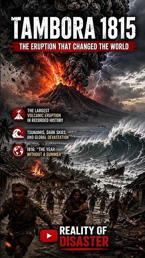 🌋 TAMBORA 1815 | The Eruption That Changed the World's Climate
