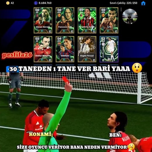 Bari 1 Tane Epic Verseydin 🥱 #pesmobileبيس #efootball #fifa #keşfetbeniöneçıkar #efootball2026