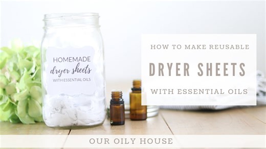 How to Make Natural Dryer Sheets Reusable Dryer Sheets with Essential Oils