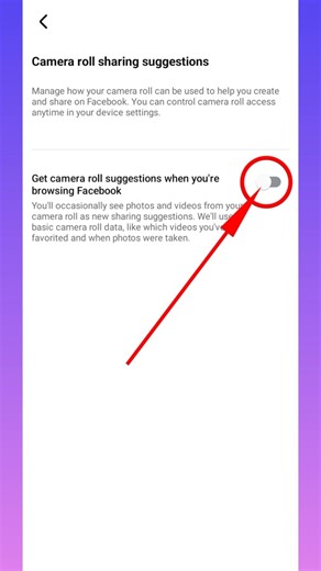 How To Enable Camera Roll Sharing Suggestions On Facebook Short viral