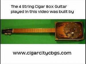 Little Red Rooster Willie Dixon Howlin' Wolf Delta Blues Cigar Box Guitar