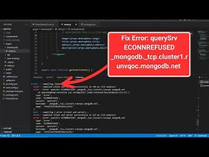 How to fix 'Error: querySrv EREFUSED' when connecting to MongoDB Atlas