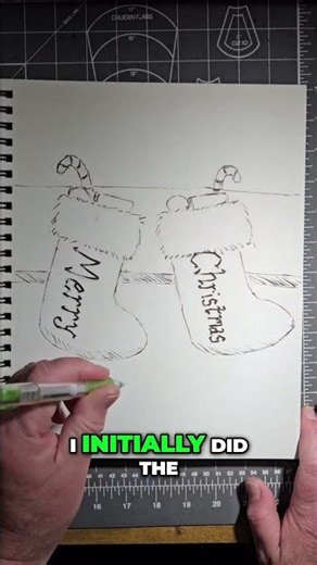 Christmas Stocking Painting: Easy Art Tutorial!