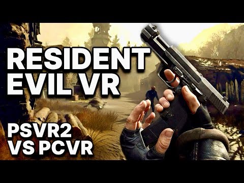 RE4 PCVR Mod vs PSVR2 (120hz Native vs Reprojection)