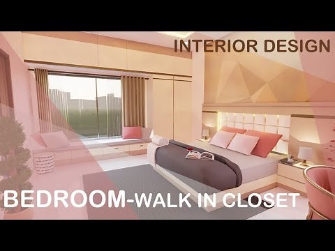 Master Bedroom - Walk in closet. (INTERIOR DESIGN #2)