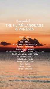 🛬 Before you land in the tropical paradise that is Fiji, you may be wondering whether you need to learn another language? Worry not! English is commonly spoken across Fiji, especially in the main tourist areas, however, it doesn’t hurt to learn a few basic Fijian phrases to better help you connect with the locals! 🌴🥥 Here are some of the best phrases to learn before you visit Fiji👇 | My Fiji