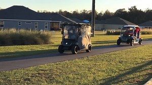 What fun this evening at the first annual Village of Chitty Chatty/Village of Bradford holiday golf cart parade. | The Villages-News.com