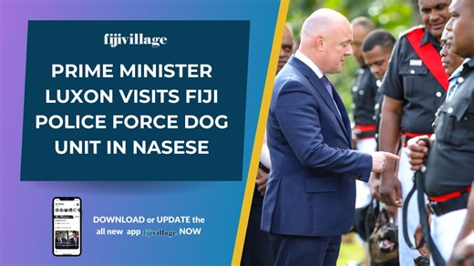 4K views · 89 reactions | NZ Prime Minister Christopher Luxon visits Fiji Police Force Dog Unit in Nasese  | fijivillage | Facebook