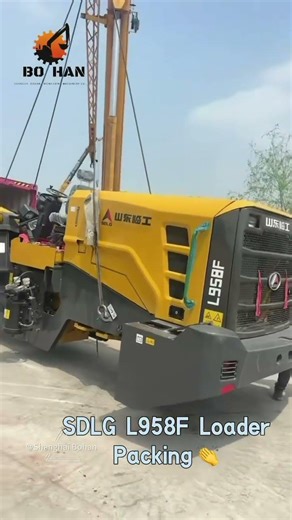 SDLG L958F wheel loader packing and shipping🥳