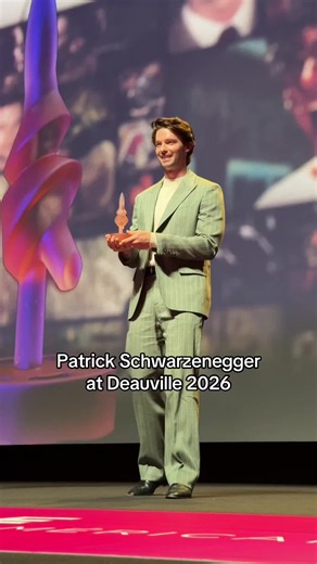 🏆 Patrick Schwarzenegger, Rising-Star Award at #Deauville2026 #schwarzenegger #terminator #Filmtok
