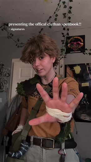 #CETHAN || thank you again cati for managing to get me this!! the book is so gorgeous and is so perfectly c!ethan i love it so much! • • #p4persmp #psmp #minecraft #p4persmpcosplay cosplay cosplayer p4perback spellbook fantasy smp roleplay characterethan c!ethan • • @p4perback