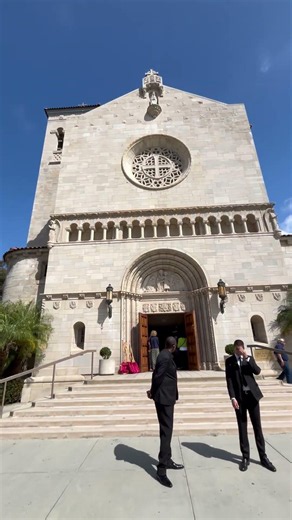 Santa Monica Catholic Church on Sunday