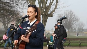 194K views · 10K reactions | Our cover of Demons by @imaginedragons with @saibhskellymusic Full video on my YouTube https://youtu.be/bJuZvvDI5GA | Allie Sherlock | Facebook