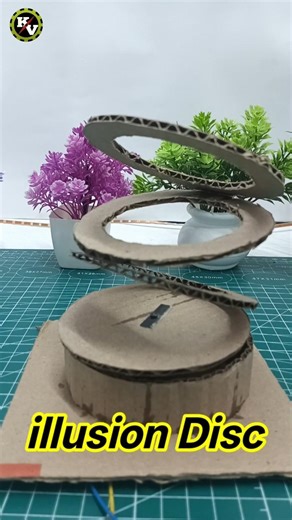 Optical illusion Disc | DIY illusion Disc | illusion Disc Science Project #illusion #illusionvideo
