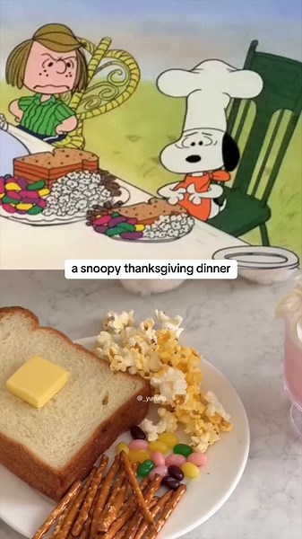 Snoopy's Unique Thanksgiving Dinner Recipe