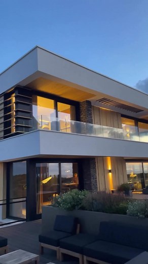 Unique Modern Villa with Large Windows | Exclusive House Design