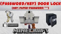 Minecraft Password / Key- Door Lock | 1.7 - V2 Minecraft Map