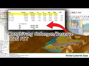 Surpac 8 Menghitung Cadangan Mine Reserve PIT