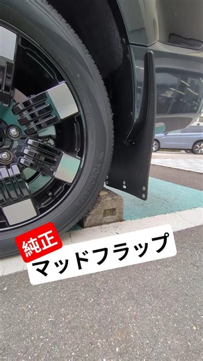 DELICAのマッドフラップ（大）