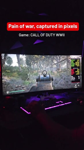 Call of Duty WWII Real War Action 🎖️💥 #shorts #viral #trending