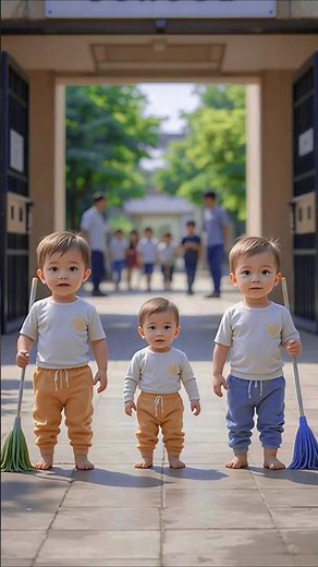 Cute Mini Babies Dancing at the School Gate | Adorable Baby Dance Video 2025