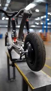 How an Electric Scooter Is Made 🏍️🤖 #ElectricScooter#FactoryProcess#Engineering#Shorts