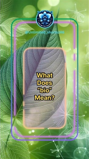 What Does “Bio” Mean? 🌱 | Biology Basics #shorts