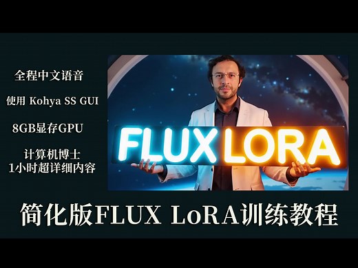 FLUX LoRA 训练简化：使用 Kohya SS GUI 从零到英雄（8GB GPU，Windows）教程指南