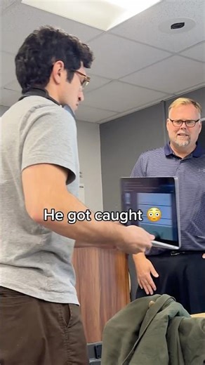 He Got Caught Using AI in Class 💀 #ai #ytshorts #caught