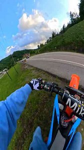 Hill climb on the side of the highway