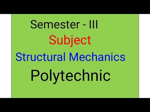 Structural Mechanics (S.O.M )chapter 1 semester 3rd lecture 1