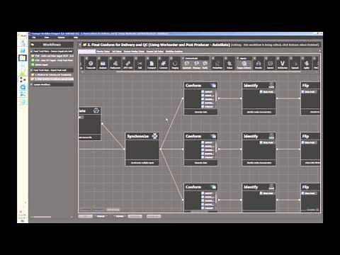 "Telestream Vantage Transcode + Post Producer" Reality TV Post Production Workflow (Part 5/6)