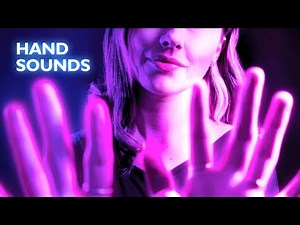 ASMR JUST HAND SOUNDS AND FINGER FLUTTERING UP CLOSE AND NO TALKING