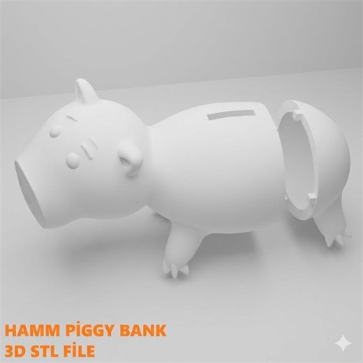 Hamm Piggy Bank 3D STL File – Toy Story Inspired Cartoon Miniature (digital Download) - Etsy