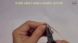 Fun and easy jewelry for Halloween | Wire wrap stone no hole | Bat pendant with drop cabochon 1063