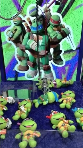 TMNT Leonardo Claw Machine Win