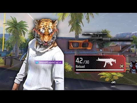 WHITE TIGER Solo vs Squad Using only SMG