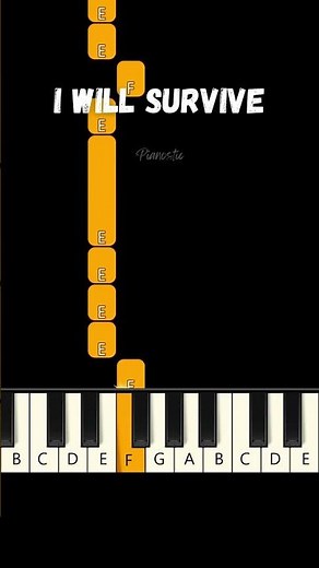 I Will Survive 💖 Gloria Gaynor 💖 EASY Beginner Piano Tutorial