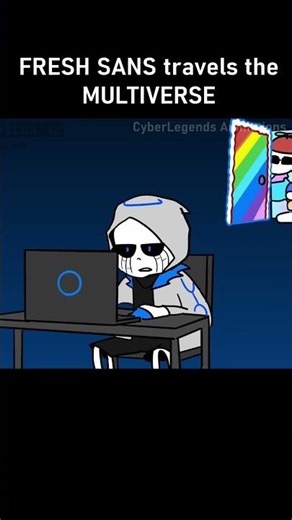 FRESH SANS travels the multiverse (Undertale Animation)