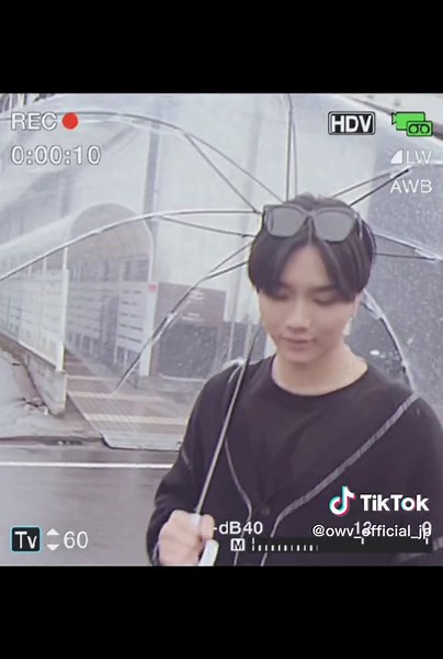 OWV 7th single『Let Go』2022.11.2 Release 雨の日の勝くん☔︎ #OWV_Let_Go #OWV #NakagawaKatsunari