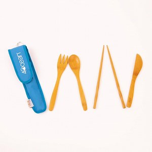 NEW: 4ocean x To-Go Ware Bamboo Utensil Set ⁠ Our line of single-use plastic alternatives continues to grow with the introduction of the 4ocean x To-Go Ware Bamboo Utensil Set! This bamboo utensil set features a fork, knife, spoon, and a set of chopsticks, which are all packaged in a 4ocean-branded case that’s made from 100% post-consumer recycled plastic bottles. Did you know that most disposable forks, spoons, and knives are made from polystyrene #6? Polystyrene is a cheap, brittle plastic tha