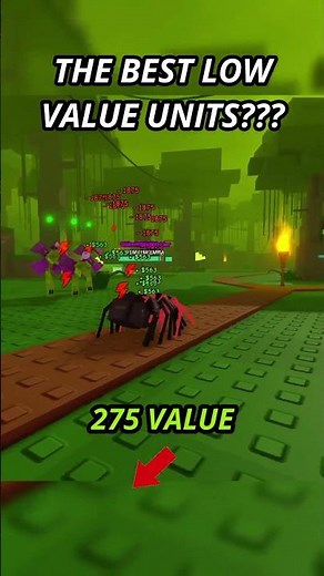 The Best Low Value Units In GTD #gardentowerdefense #roblox