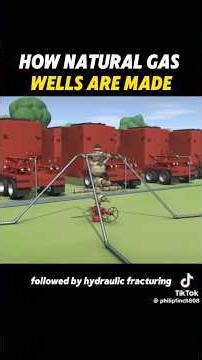 how Natural Gas Wells are made #oilfield