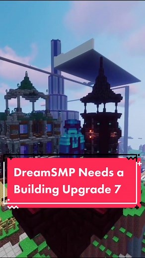 DreamSMP Needs a Building Upgrade VII #dreamsmp #dream #mcyt #fyp #viral #minecraftbuilding
