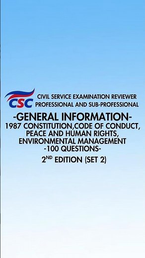 3.CSE Reviewer(General Information) #shorts #civilservice #civilserviceexam