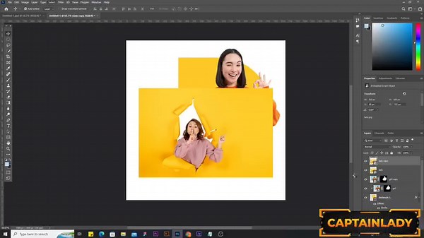 43K views · 694 reactions | Creating simple poster design in Photoshop  #justsomeideas #photoshop #graphicdesign #graphicdesigner | CaptainLady | Facebook